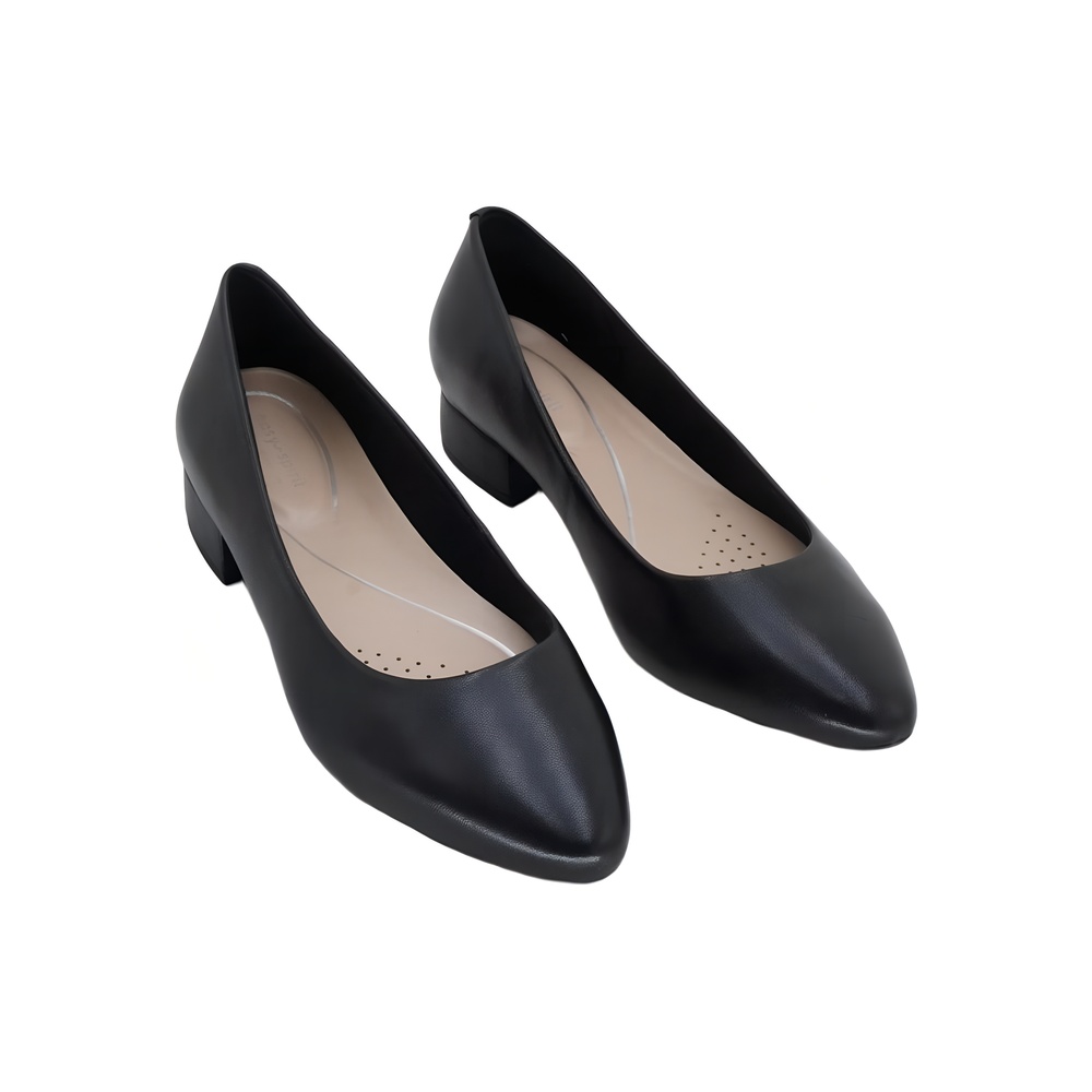 Easy Spirit Caldise Block-Heel Pumps Black Size 11W